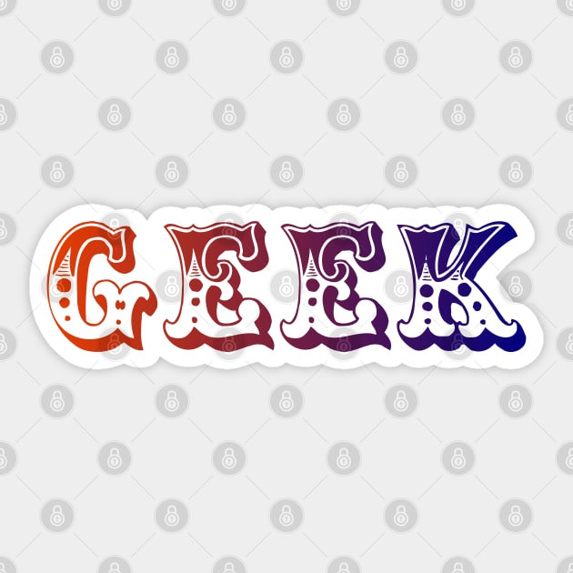 GEEK Sticker by RENAN1989